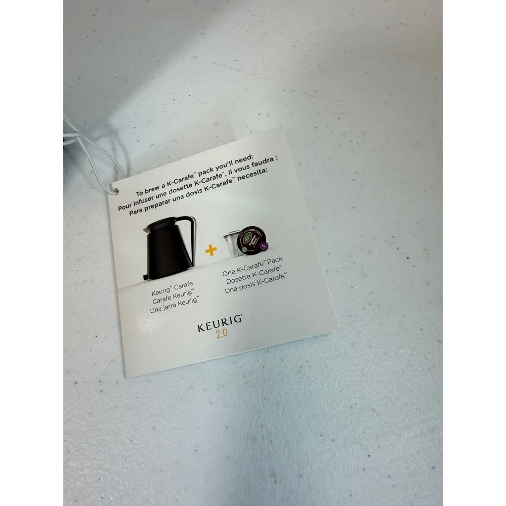 Keurig 2.0 Coffee Carafe Black 4 Cup Capacity for K-Carafe Pods Brew Systems
